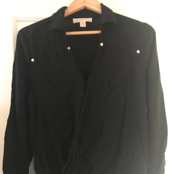 MICHAEL Michael Kors Black High-Low Blouse - Picture 1 of 2